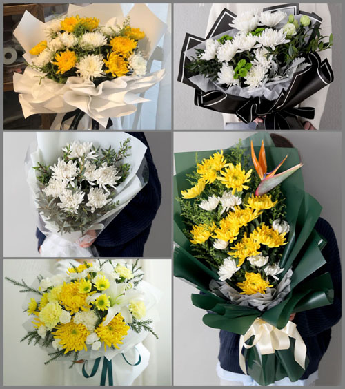 江苏南通如皋市九华镇白事花束代送